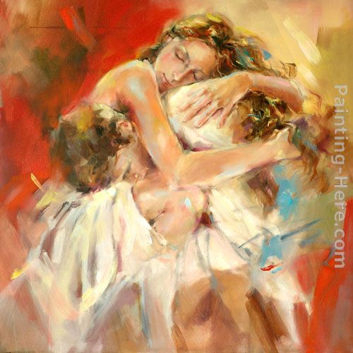 embraces painting - Anna Razumovskaya embraces art painting
